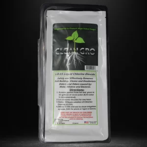 CleanGro LD-55 Liquid Chlorine Dioxide | Irrigation System Cleaner & Odor Eliminator
